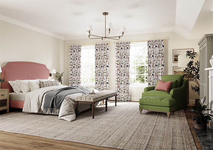 Oh My Deer, Berry - Made to Measure Curtains - Image 7